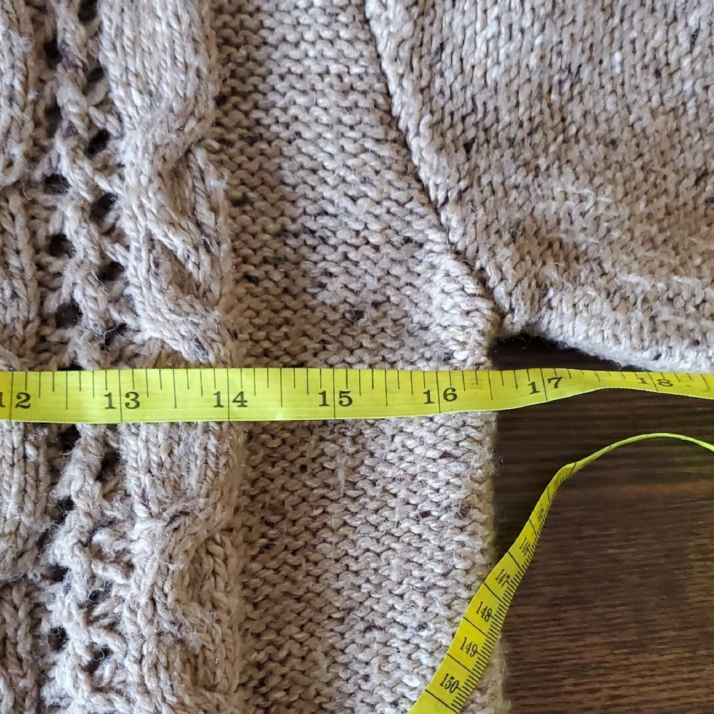 American Rag Tan Cable Knit Cardigan - Picture 9 of 10